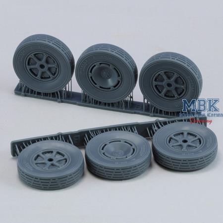 Autoblinda AB41 "Libia" wheels set (1:35)