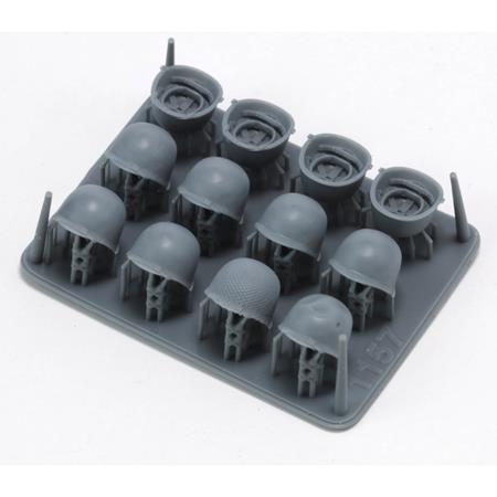 U.S. helmets set (WWII) 1:35