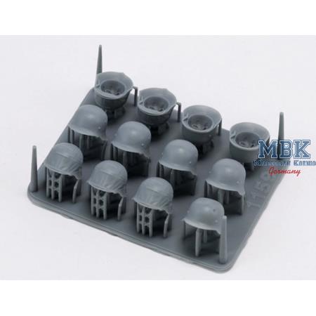 Deutsche Helme WW2 - German helmets set 1:35