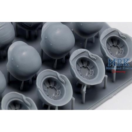 Deutsche Helme WW2 - German helmets set 1:35