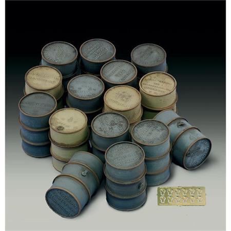 German Oil Drums WW2