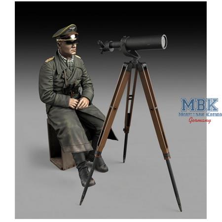 Erwin Rommel with Tripod Telescope  (75mm)