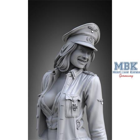 German Officer Girl WWII - 3D-print (75 mm)