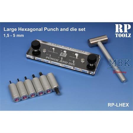 Large Hexagonal Punch & Die (RP-LHEX)