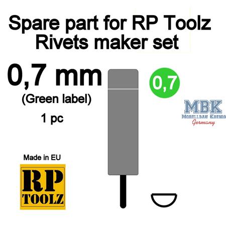 Rivets maker set - Spare part 0,7mm