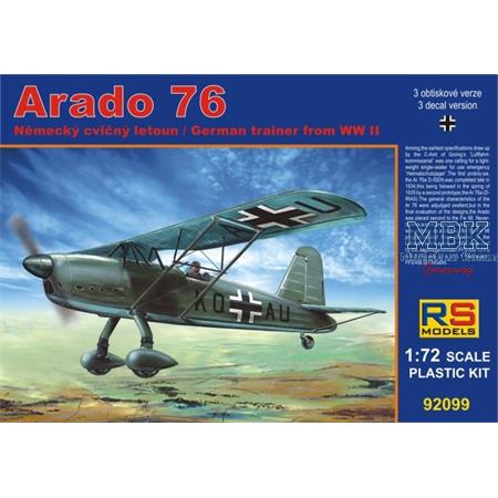 Arado 76 German trainer from WWII