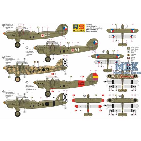 Aero A-101 Czechoslovak bomber biplane