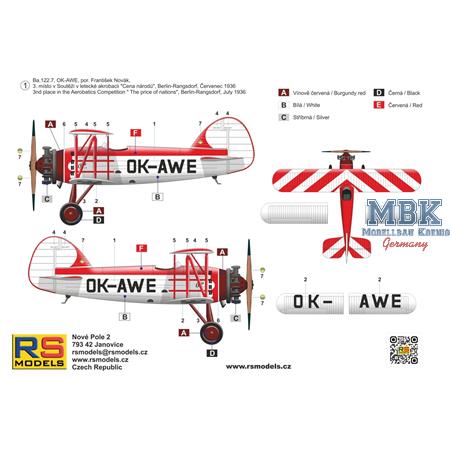 Avia Ba.122 Berlin 1936 František Novák