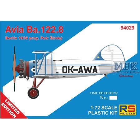 Avia Ba.122 Berlin 1936 Petr Široký