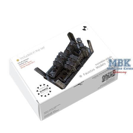 Panther Ausf. G Hull Track Racks - Battle Worn