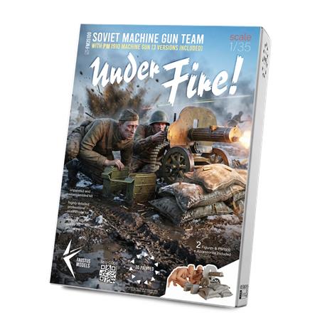 "Under Fire" Soviet Machine Gun Team
