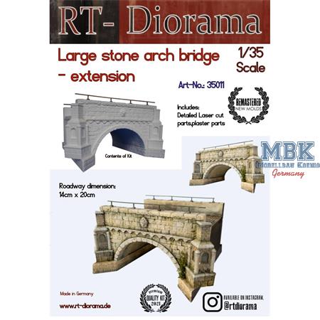 Large Stone arch bridge - extension