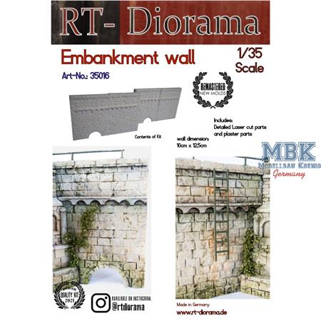 Embankment wall