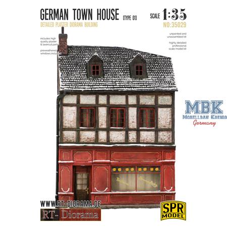 Diorama-Base: German town house No. 1