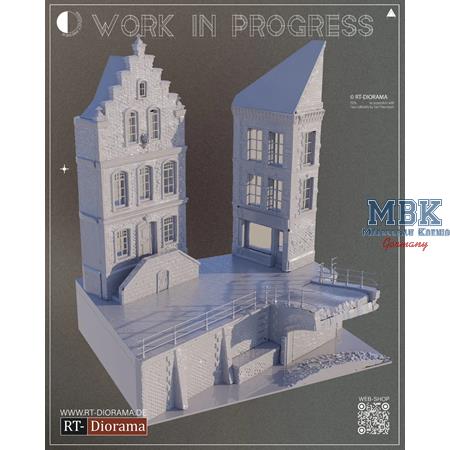 Diorama Base: "Collapsed Bridge" Netherlands