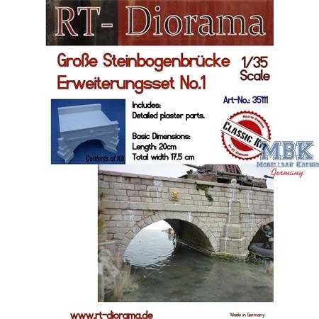 Große Steinbogenbrücke Erweiterungs-Set Nr.1