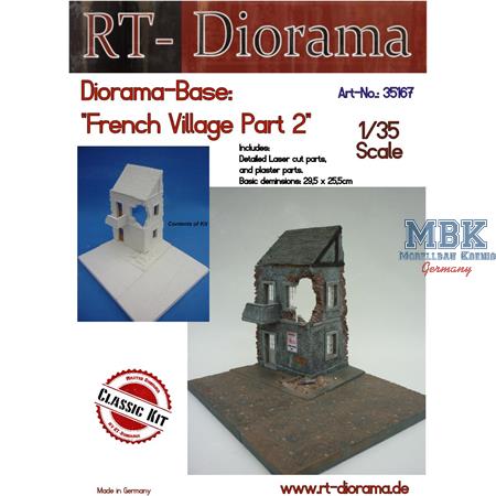 Diorama-Base: "French Village" Part 2