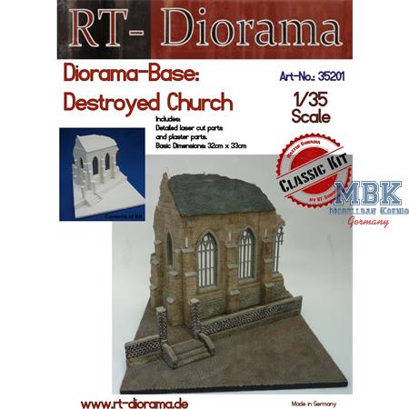 Diorama-Base: Destroyed Church