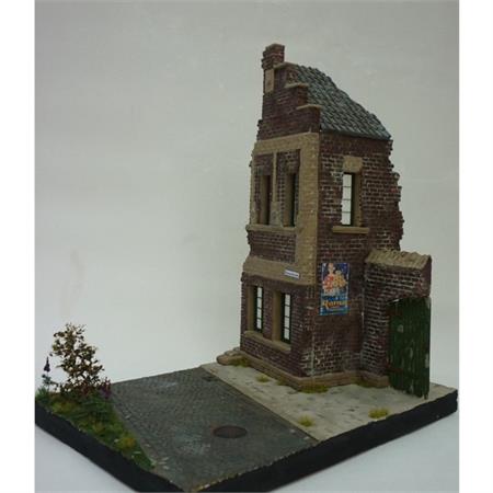 Diorama-Base: "Brick House Ruin"