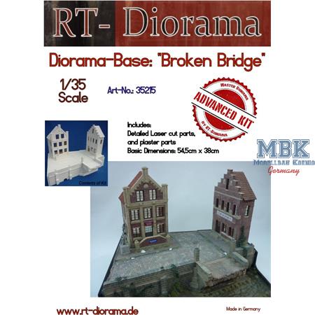 Diorama-Base: "Broken Bridge"