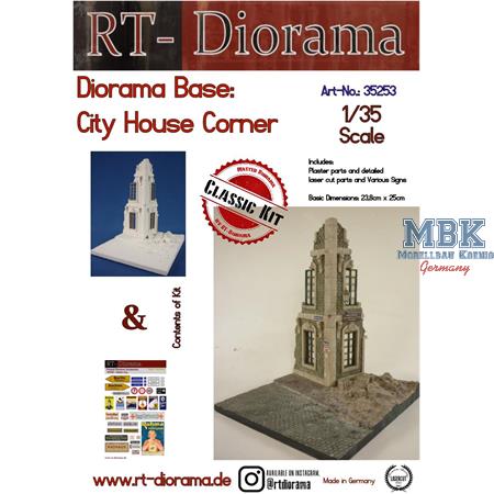 Diorama-Base: Cityhouse Corner