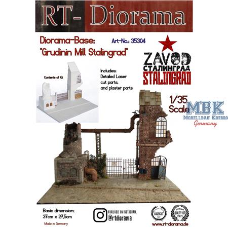 Diorama Base: "Grudinin Mill Stalingrad"-Ceramics