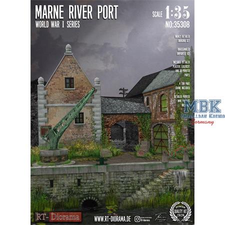 Diorama-Base: "Marne River Port" WWI