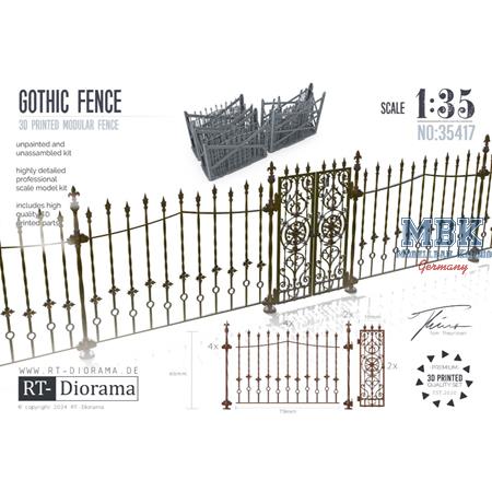 3D Resin Print: Gothic Fence