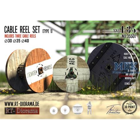 Cable Reel Set (3pcs. small) Typ1