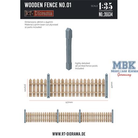 Wooden fence /  Holzzäune  No.1 1/35