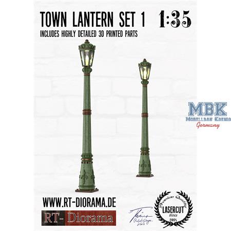 3D Resin Print: Town Lantern Set Type 1 (2pcs.)