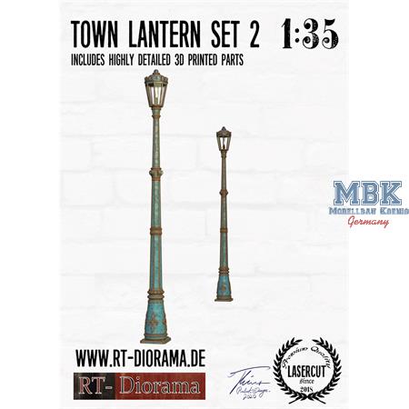 3D Resin Print: Town Lantern Set Type 2 (2pcs.)