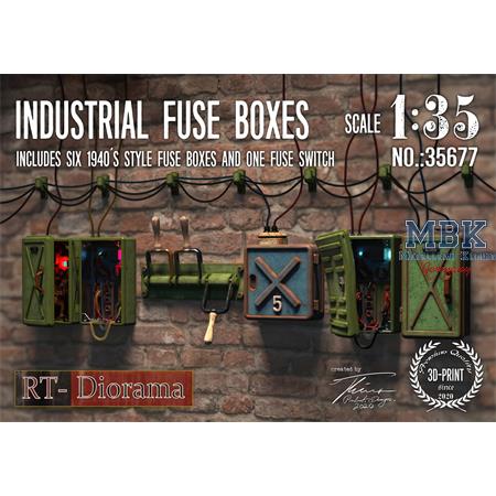 3D Resin Print: Industrial Fuse Boxes