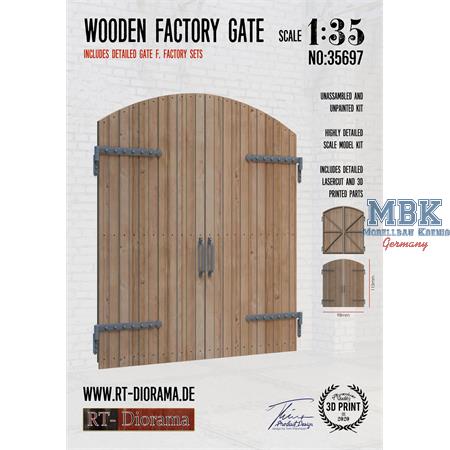 Wooden Factory Gate