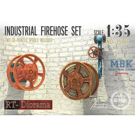 3D Resin Print: Industrial Firehose Set