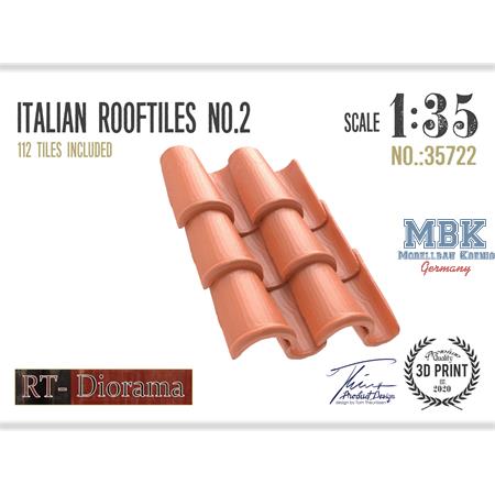 3D Resin Print: Italian Rooftiles No. 2