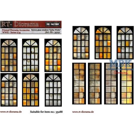 Printed Accessories: "Gotha Werke" windows