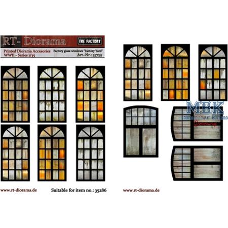 Printed Acc.: Factory glass windows Factory Yard