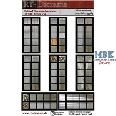 Printed Accessories: Glass windows "Königsberg"