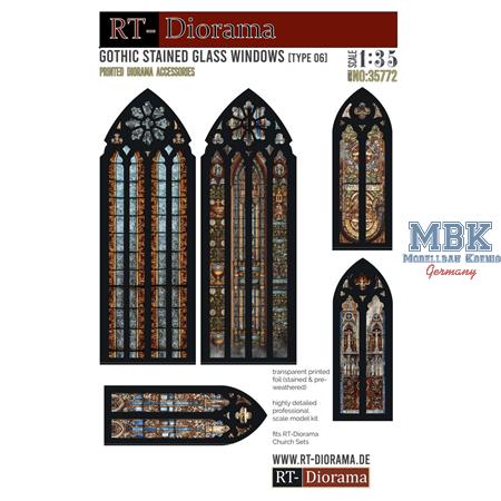 Print. Accessories: Gothic Stained Glass Windows 6