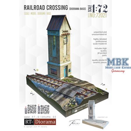 Diorama-Base: Railroad Crossing