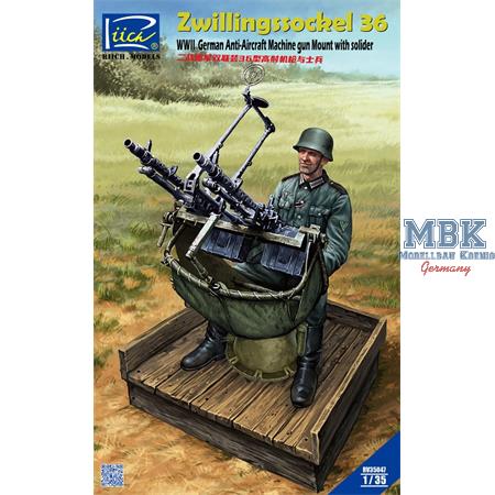 Zwillingssockel 36 Anti-Aircraft Machine Gun Mount