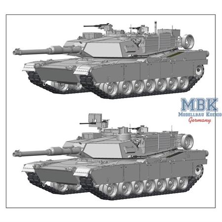 M1A1 / A2  Abrams  with Full Interior 2 in1
