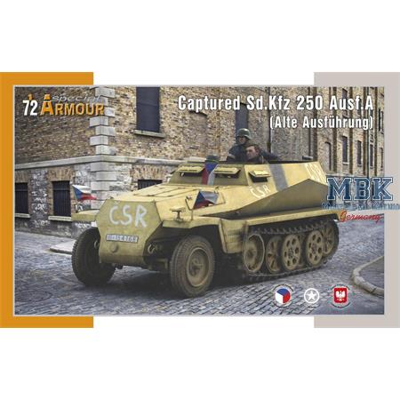 Captured Sd.Kfz 250/ 1 Ausf.A (Alte Ausführung)