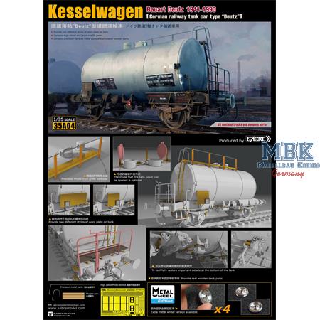 Kesselwagen- Bauart Deutz 1941-1990 Metal Wheels
