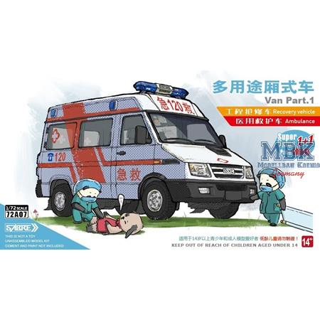 VAN Part.1 (1+1 Dual set) Ambuln./Constr. V.(1:72)