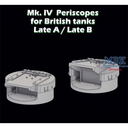Mk IV Periscopes for British tanks late A late B