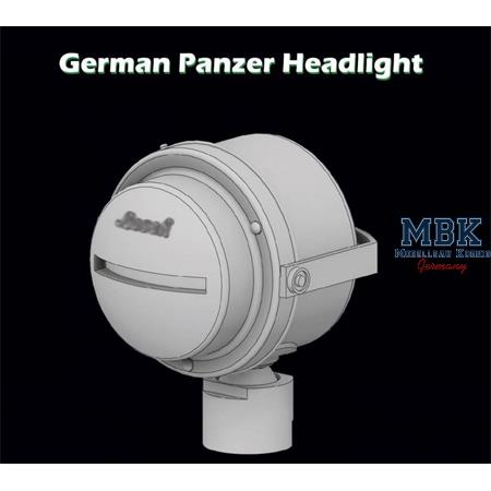 Bosch Lampen / Panzer Headlight WWII 3x