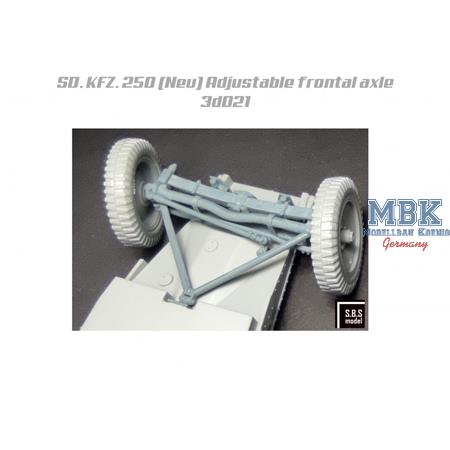 Sd.Kfz.250 (Neu) Adjustable frontal axle
