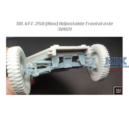Sd.Kfz.250 (Neu) Adjustable frontal axle